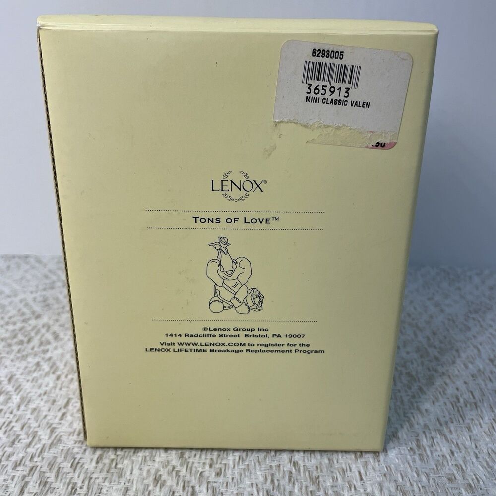 Lenox Tons of Love Valentines Day Holiday Elephants Collection Figurine Box COA - Picture 3 of 11
